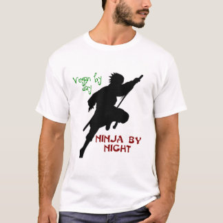 T-shirt Ninja végétalien