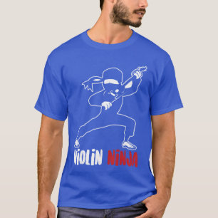 T-shirt Ninja Violon Adorable Violoniste Musicien Musique