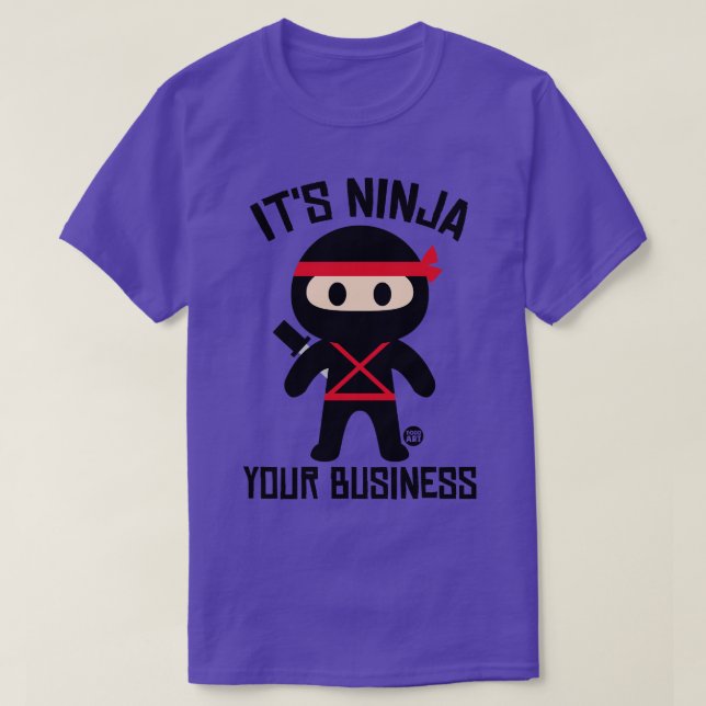 T-SHIRT NINJA VOTRE ENTREPRISE (Design devant)