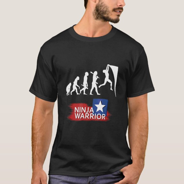 T-shirt Ninja Warrior Evolution Ninja Warrior For Kids &a (Devant)