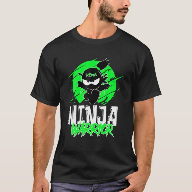 T-shirt Ninja Warrior Kids Warrior J'Ai Interrompu Mon Jeu (Devant)