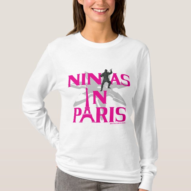 T-shirt Ninjas à Paris (Devant)
