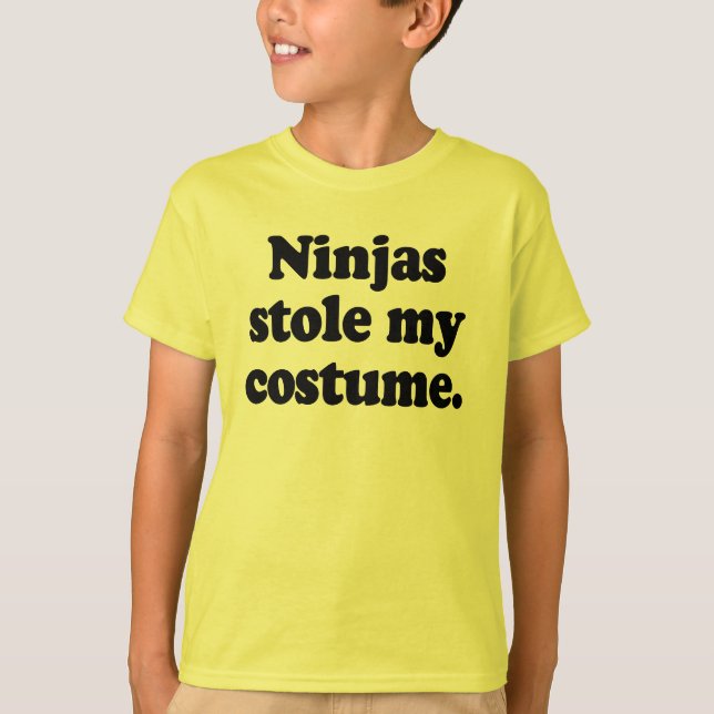 T-shirt Ninjas a volé mon costume (Devant)