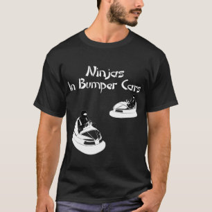 T-shirt Ninjas dans des voitures de butoir - obscurité