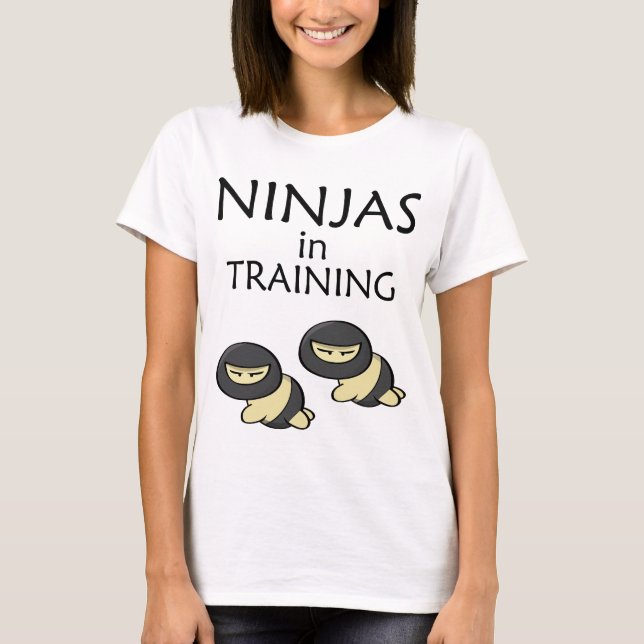 T-shirt Ninjas en formation (Devant)