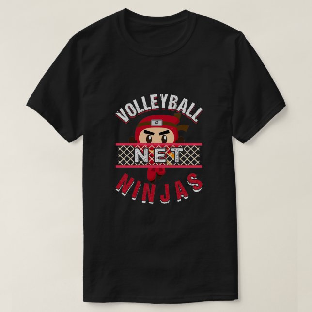 T-shirt Ninjas Net de volleyball (Design devant)