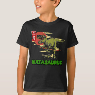 T-shirt Ninjasaurus T rex Dinosaur Hommes Fête des pères