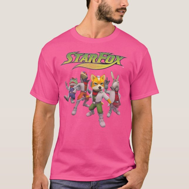 T-shirt Nintendo Star Fox Group Shot (Devant)