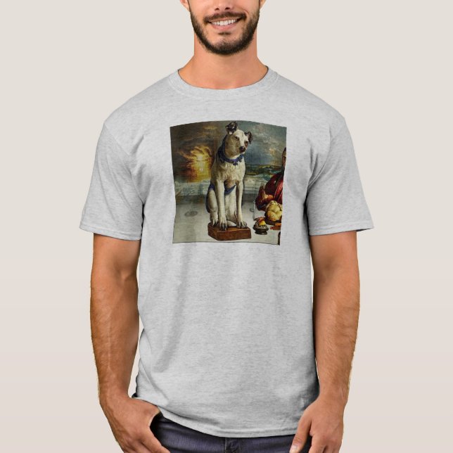 T-shirt Nipper, Dernier souper de chien de RCA (Devant)