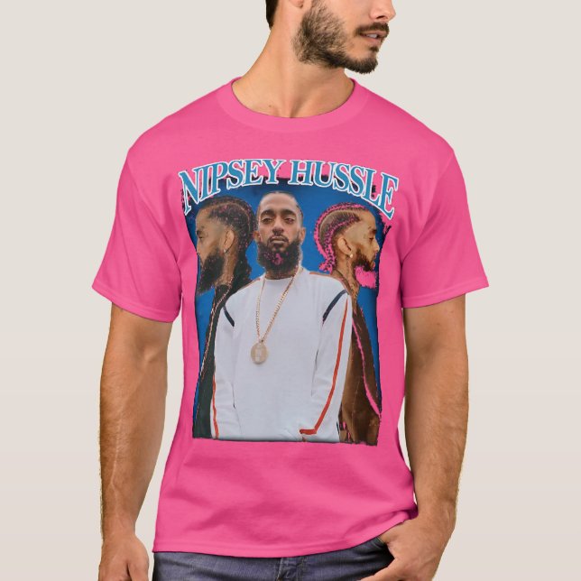 T-shirt Nipsey Hussle Retro Collage (Devant)