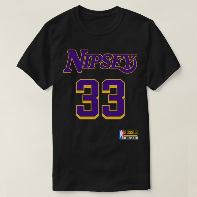 T-shirt Nipsey Hussle Tribute Jersey (Design devant)