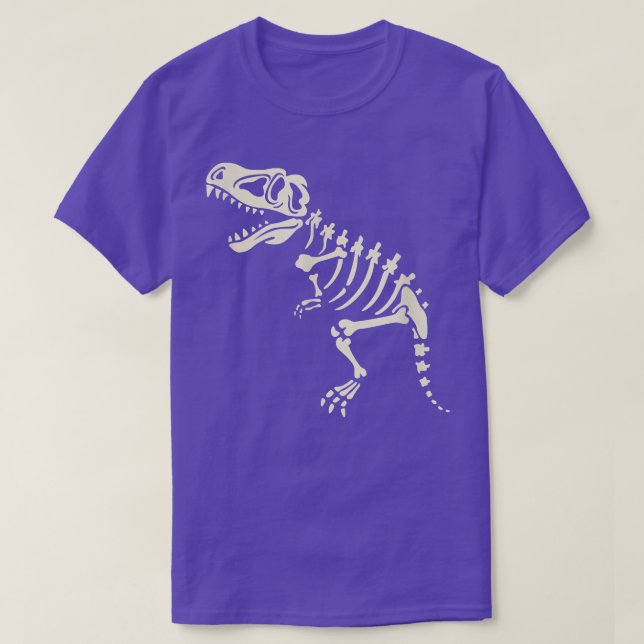 T-shirt nirvana Dinosaur Squelette  (Design devant)