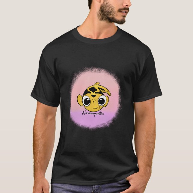 T-shirt Nirvanaquatics de tétraodon nain (Devant)