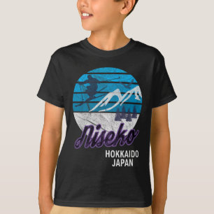 T-shirt Niseko Hokkaido Island Japon Station de ski Snowbo