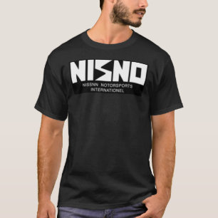 T-shirt NISNO Initial D NISMO Old Logo Spoof White Classic