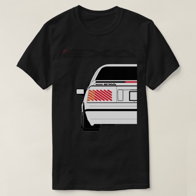 T-shirt Nissan Exa Coupe Blanc (Design devant)