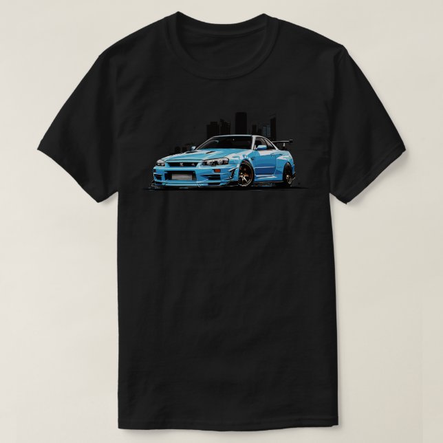 T-shirt Nissan RTM R34 1 (Design devant)