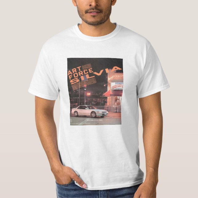 T-shirt Nissan Silvia ART FORCE Graphic Tee (Devant)