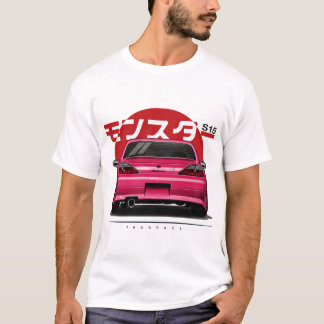 T-shirt Nissan Silvia S15 Spec R Aero SR20DET voiture JDM
