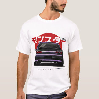 T-shirt Nissan Silvia S15 Spec R Aero SR20DET voiture JDM