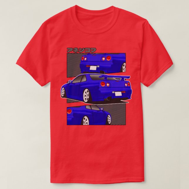 T-shirt Nissan Skilyne GTR r34 (Design devant)
