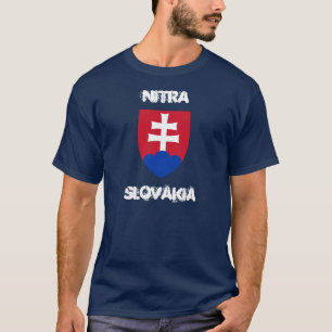 T-shirt Nitra, Slovaquie avec armoiries