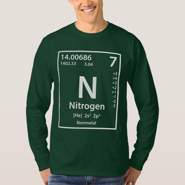 T-shirt Nitrogen Element (white) (Devant)