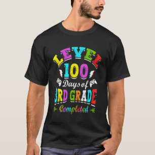 T-shirt Niveau 100 Jours de jeu de l'école primaire de 3e