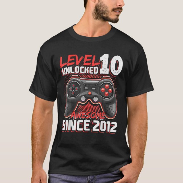 T-shirt Niveau 10 Awesome 2012 (Devant)