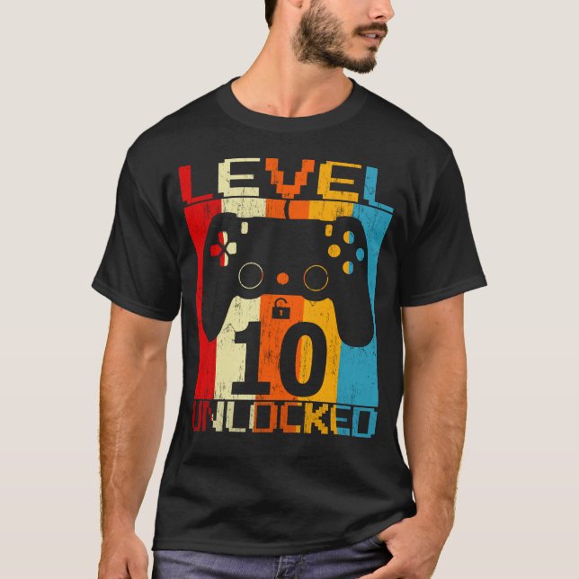 T-shirt Niveau 10 déverrouillé (Devant)