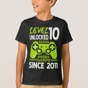 T-shirt Niveau 10 Déverrouillé stupéfiant depuis 2011