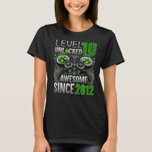 T-shirt Niveau 10 déverrouillé stupéfiant depuis 2012 10e 