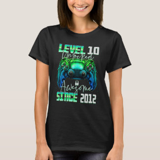 T-shirt Niveau 10 déverrouillé stupéfiant depuis 2012 10e 