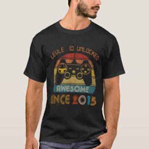 T-shirt Niveau 10 déverrouillé stupéfiant depuis 2015 10e