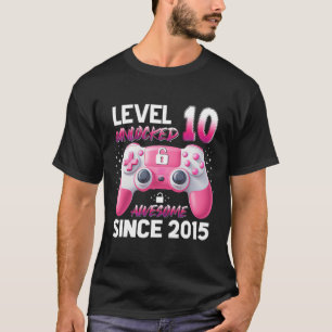 T-shirt Niveau 10 déverrouillé stupéfiant depuis 2015 Vide