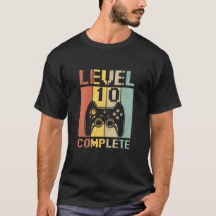 T-shirt Niveau 10 Jeu complet 10e anniversaire garçons ad