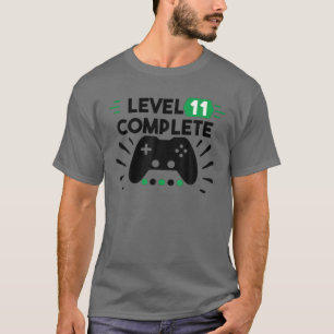 T-shirt Niveau 11 Complet Jeux de Tee Console Jeu vidéo Ga