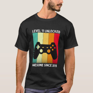 T-shirt niveau 11 débloqué génial depuis 2015