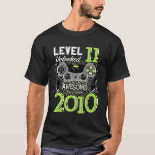 T-shirt Niveau 11 Déverrouillé stupéfiant depuis 2010 Vide
