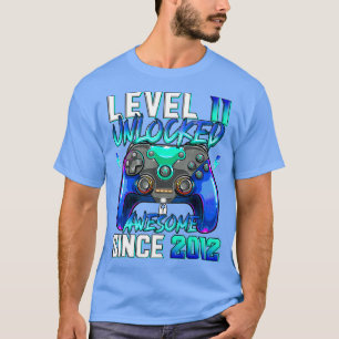 T-shirt Niveau 11 Déverrouillé stupéfiant depuis 2012 11e 