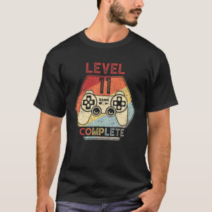 T-shirt Niveau 11 Jeu Vidéo Complet 11E Anniversaire Homme