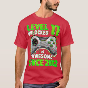 T-shirt Niveau 11 Jeu vidéo déverrouillé 11 ans garçon 11e