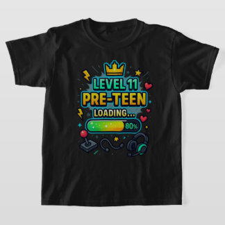 T-shirt NIVEAU 11 Pré-Ado Chargement - 10e anniversaire Ca