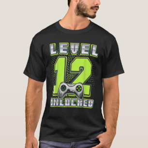 T-shirt Niveau 12 Déverrouillé Awesome 2009 Jeu Vidéo 12E