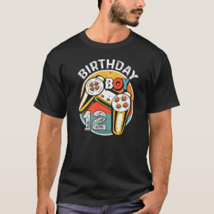 T-shirt Niveau 12 Jeu vidéo déverrouillé 12e Jeu d'anniver