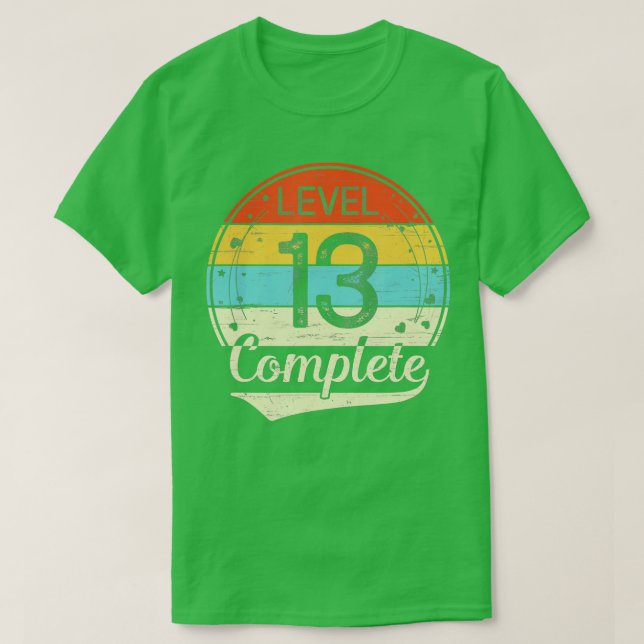 T-shirt Niveau 13 Compléter 13e anniversaire Mariage Cadea (Design devant)
