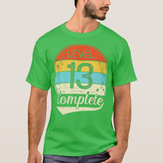 T-shirt Niveau 13 Compléter 13e anniversaire Mariage Cadea