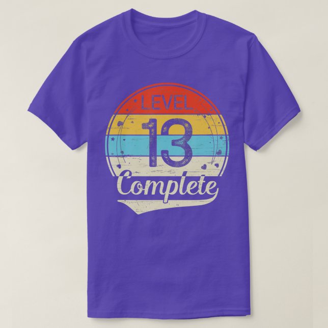 T-shirt Niveau 13 Compléter 13e anniversaire Mariage Cadea (Design devant)
