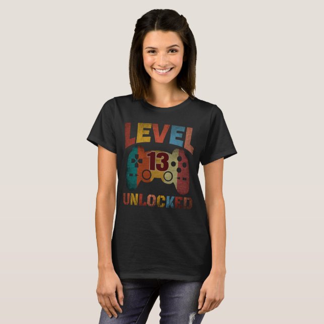 T-SHIRT NIVEAU 13 DÉBLOQUÉ (Devant entier)