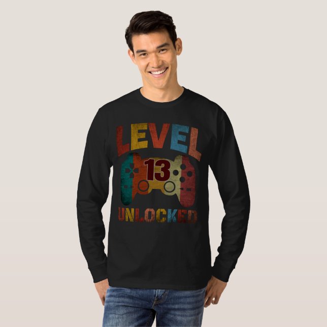 T-SHIRT NIVEAU 13 DÉBLOQUÉ (Devant entier)